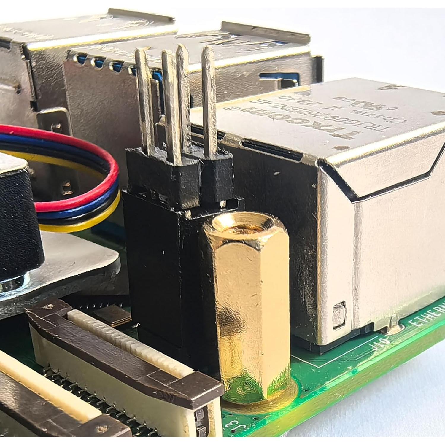 Aumentador de altura GPIO y PoE DSLRKIT 11mm para Raspberry Pi 5 unidades