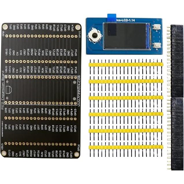 Placa de Expansión Treedix para Raspberry Pi Pico con LCD 1.14"