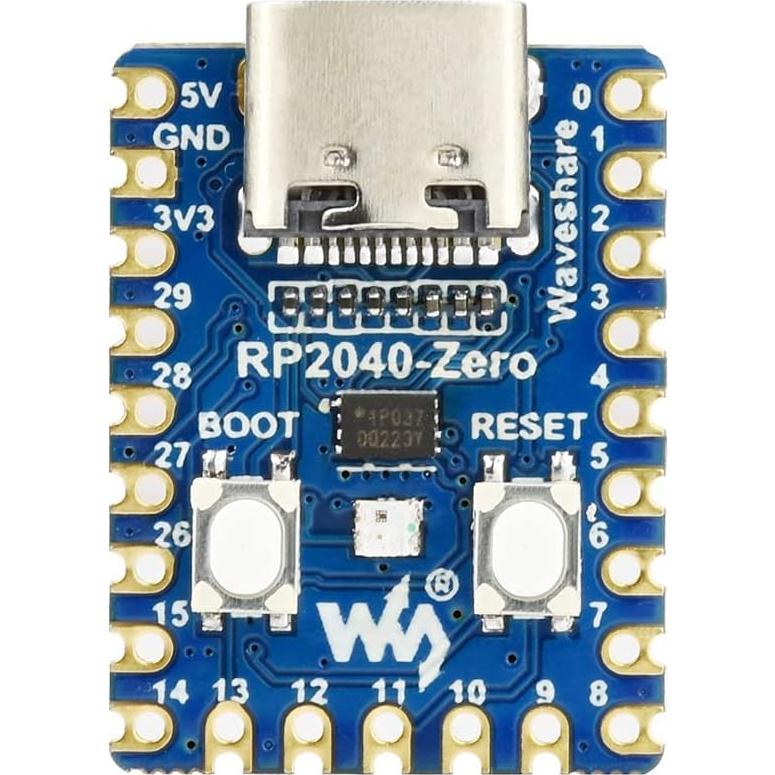 Placa de Desarrollo RP2040-Zero Waveshare USB-C 18g