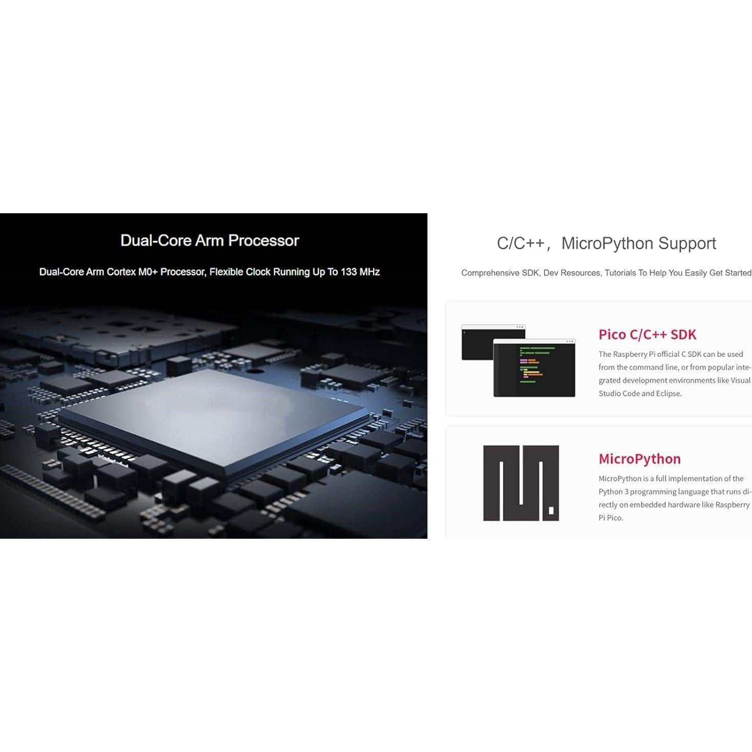 Placa de Desarrollo RP2040-Zero Waveshare USB-C 18g