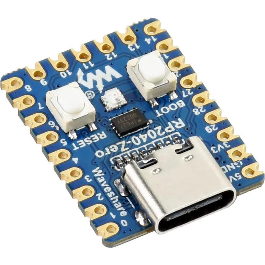 Placa de Desarrollo RP2040-Zero Waveshare USB-C 18g
