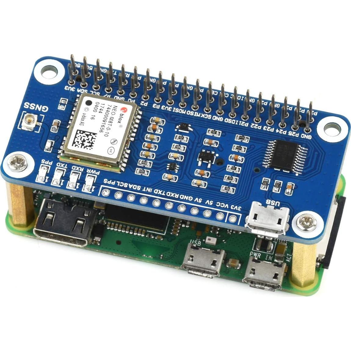 Módulo GNSS Timing HAT Waveshare para Raspberry Pi - Multi-Constelación