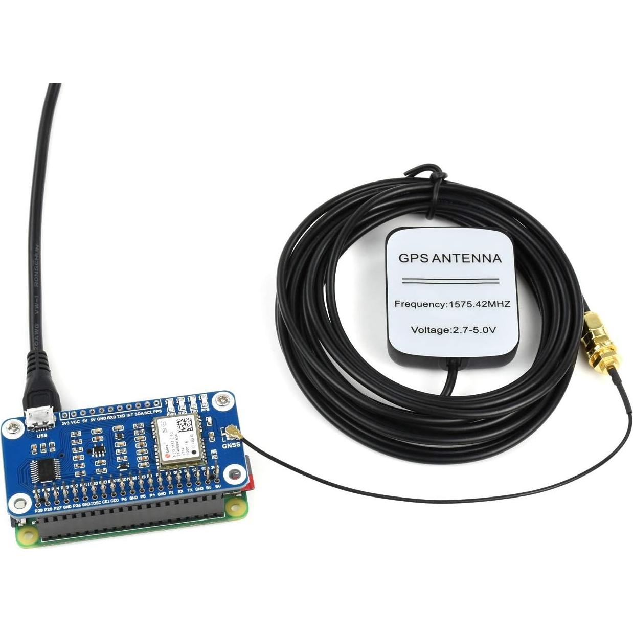 Módulo GNSS Timing HAT Waveshare para Raspberry Pi - Multi-Constelación