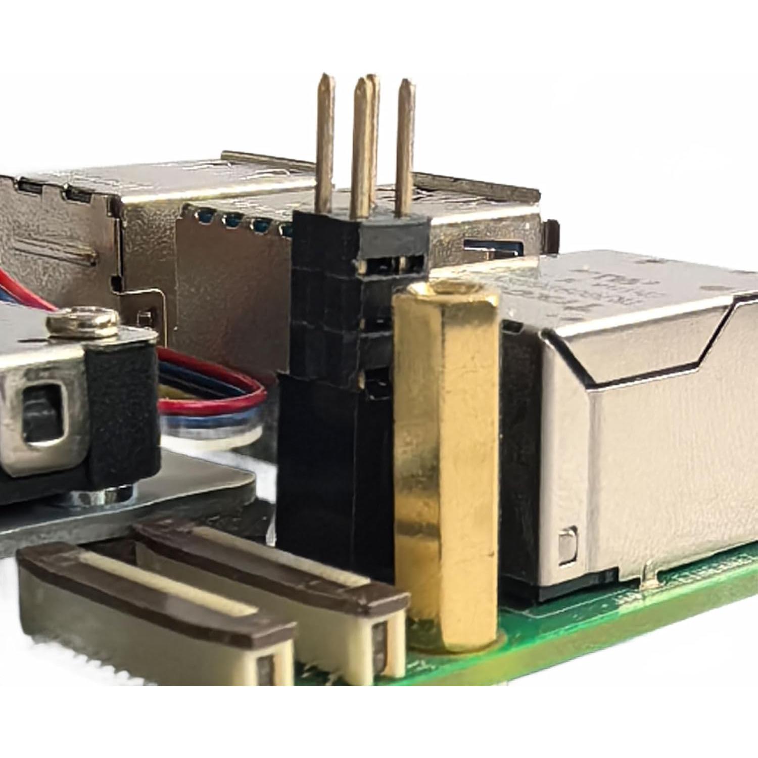 Aumentador de altura GPIO y PoE DSLRKIT 16mm para Raspberry Pi 5/4B/3B+