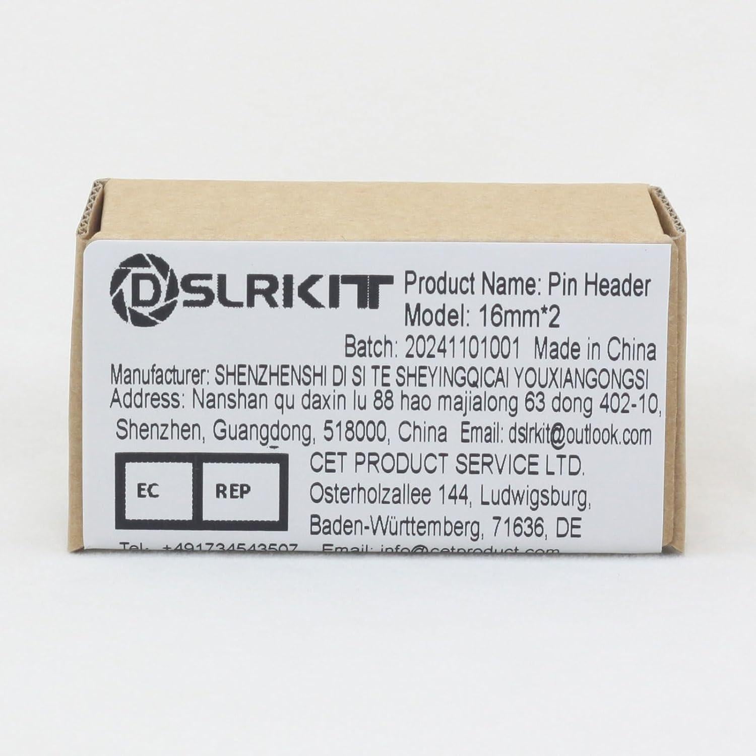 Aumentador de altura GPIO y PoE DSLRKIT 16mm para Raspberry Pi 5/4B/3B+