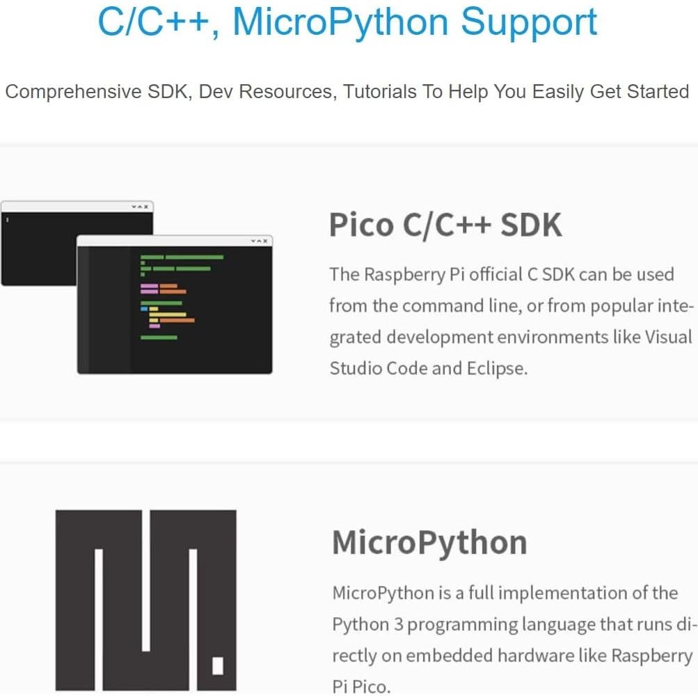 Placa MCU Waveshare RP2040 con LCD 1.28" 240x240 IPS