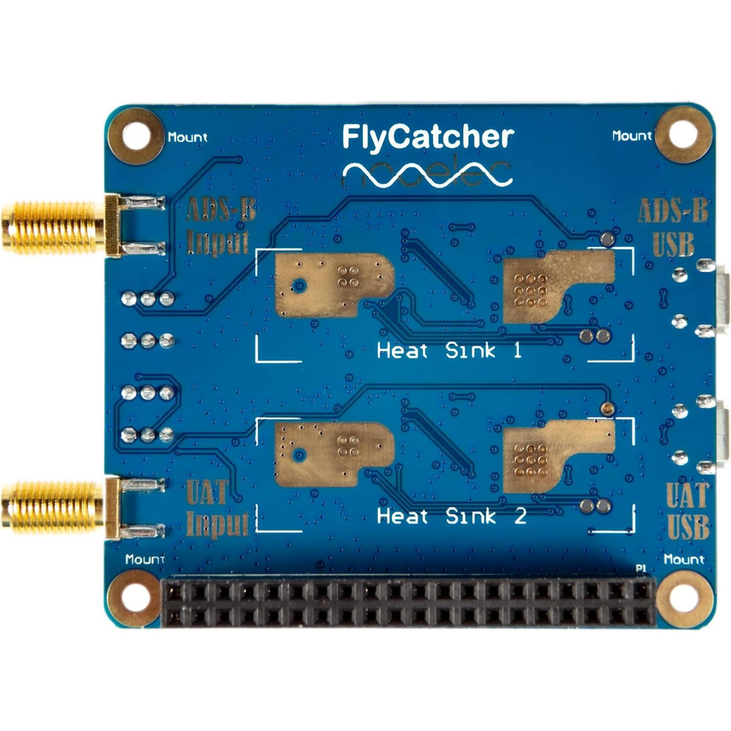Nooelec FlyCatcher SDR Doble Canal 1090MHz y 978MHz para Raspberry Pi