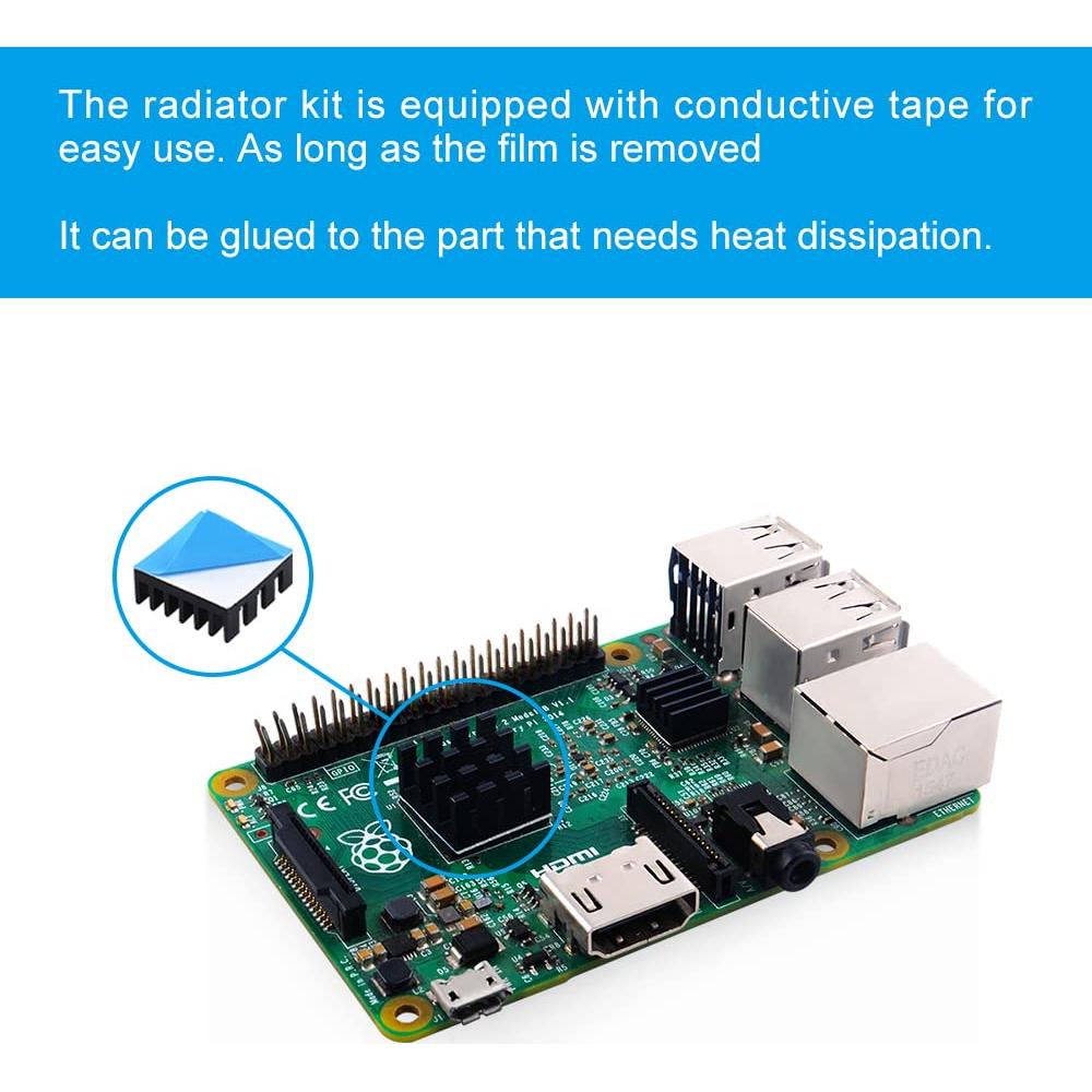 Kit Disipador y Ventilador GeeekPi para Raspberry Pi y Jetson Nano