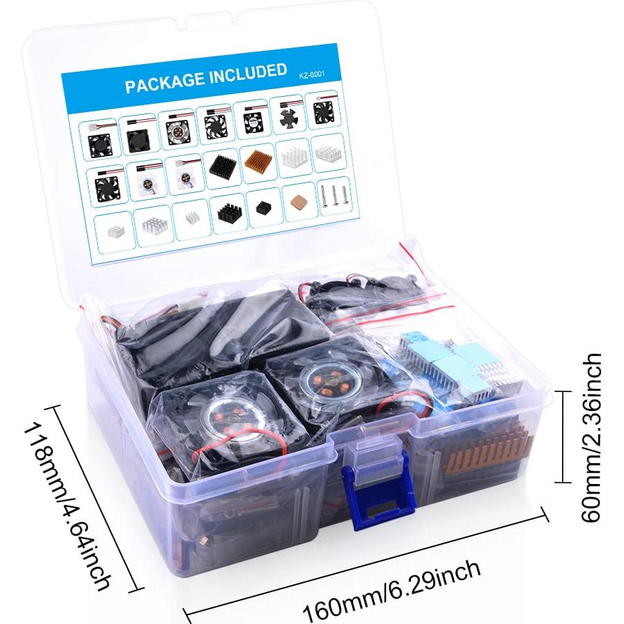 Kit Disipador y Ventilador GeeekPi para Raspberry Pi y Jetson Nano