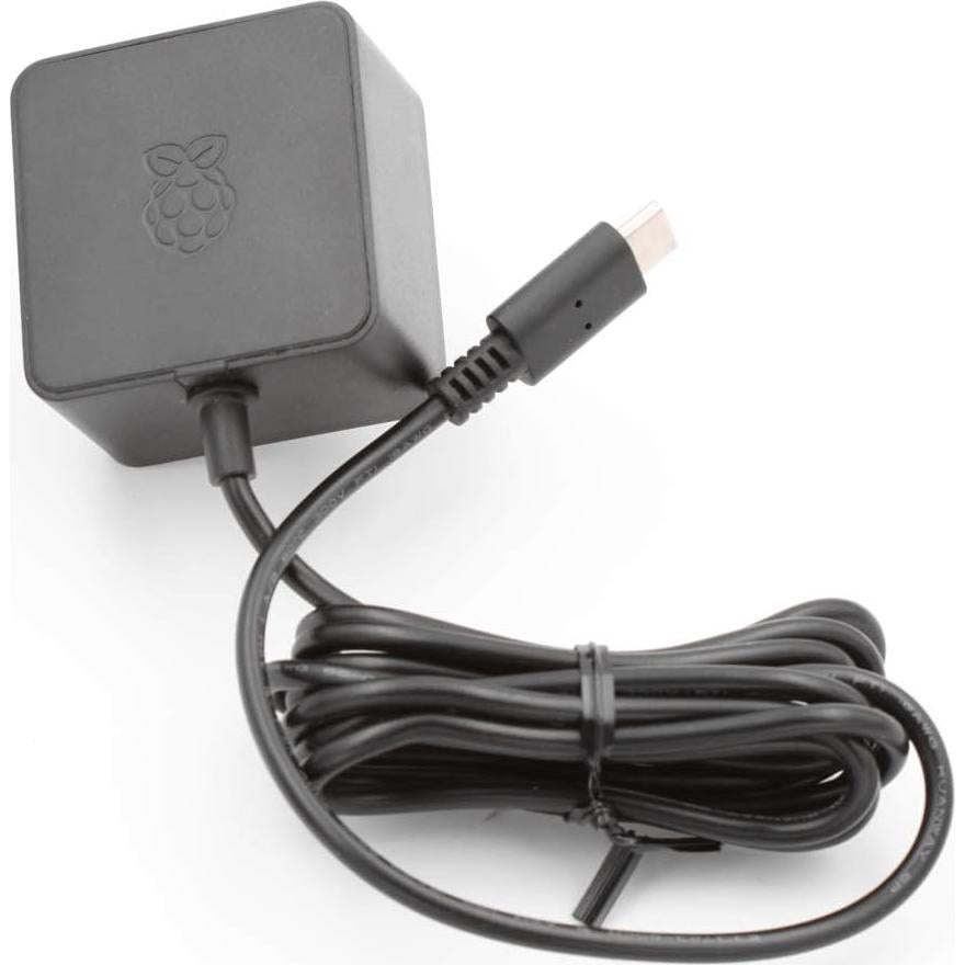 15W USB-C Power Supply US - Black