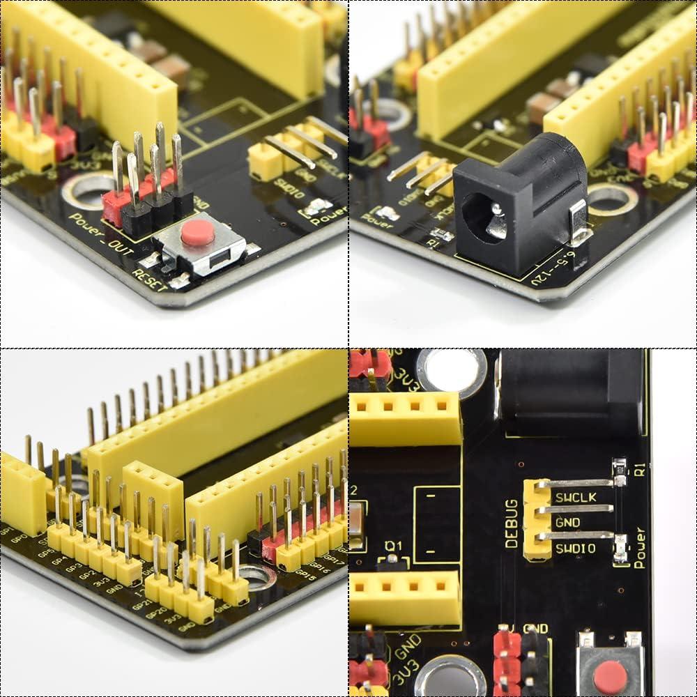 KEYESTUDIO Shield de Expansión para Raspberry Pi Pico - 6.5-12V