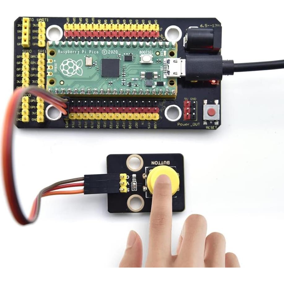 KEYESTUDIO Shield de Expansión para Raspberry Pi Pico - 6.5-12V