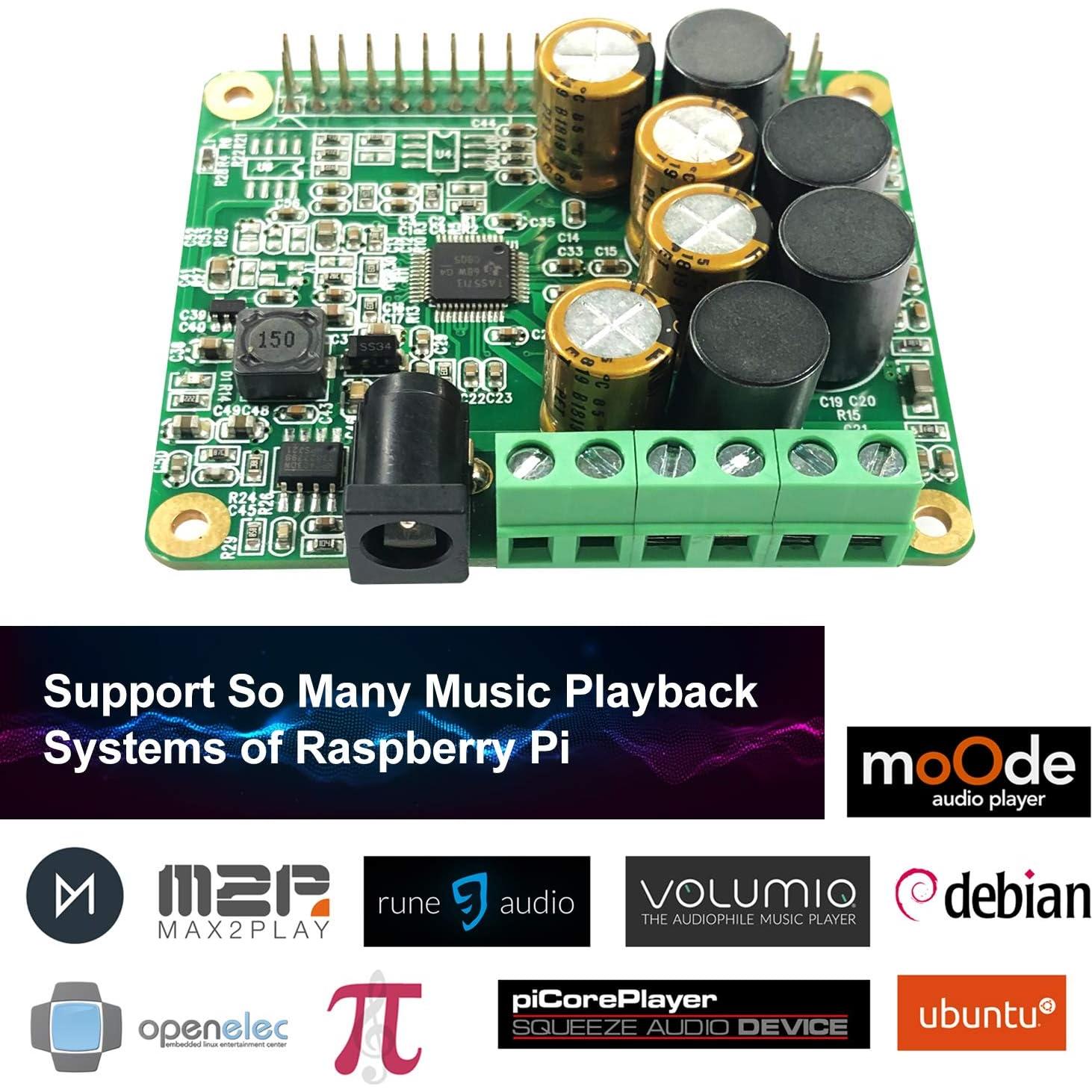 Módulo Amplificador de Audio Innomaker RPI HiFi AMP HAT 25W