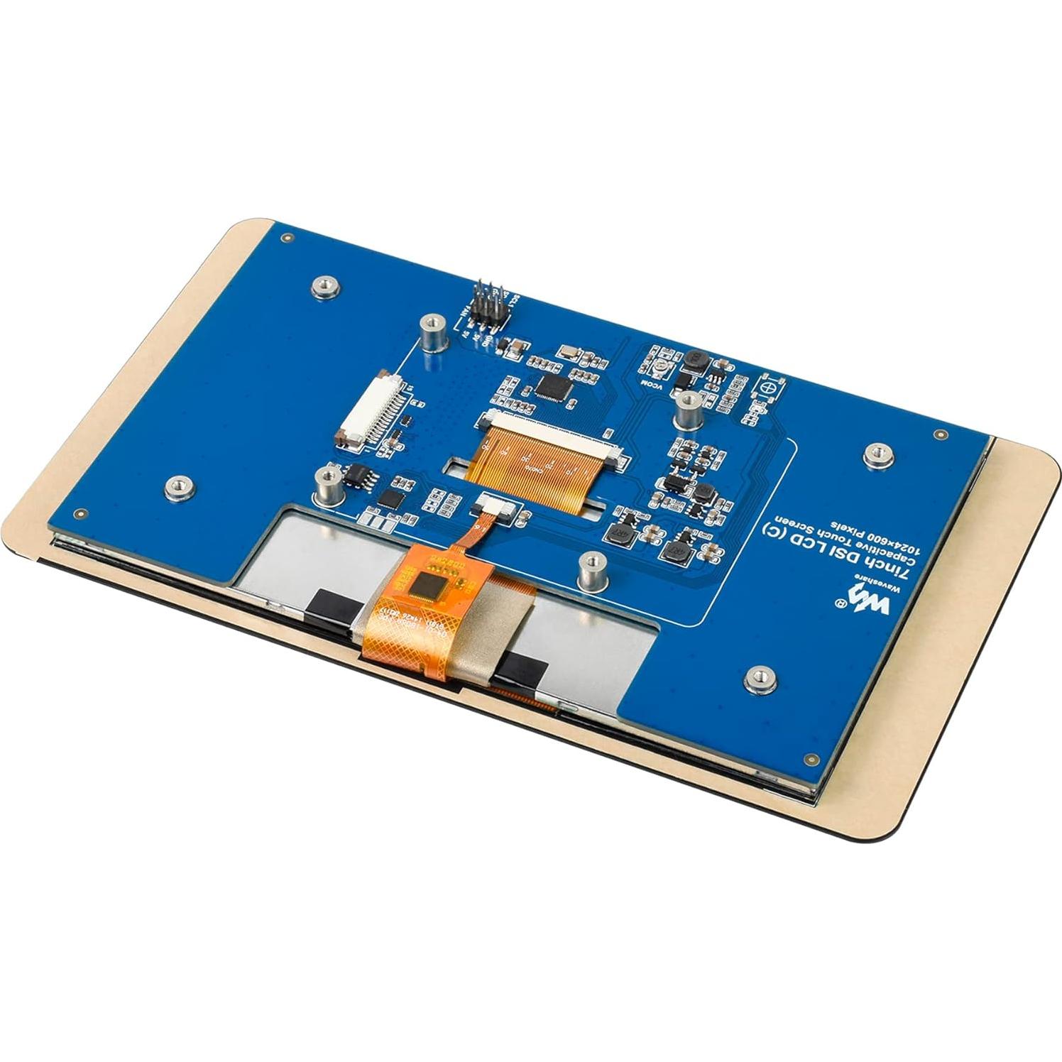 Pantalla Táctil LCD DSI 7" Waveshare 1024x600 para Raspberry Pi