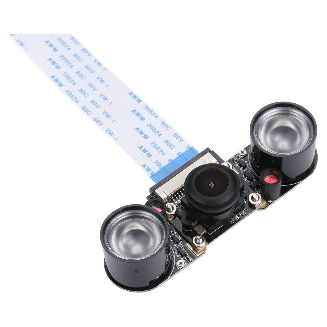 Módulo de Cámara Fisheye 5MP 1080p con Visión Nocturna para Raspberry Pi