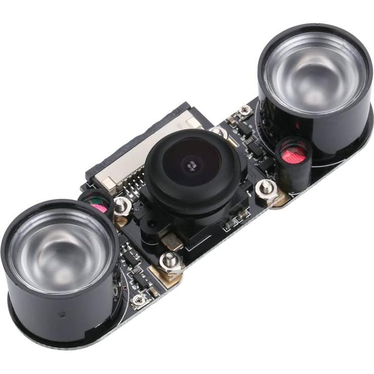 Módulo de Cámara Fisheye 5MP 1080p con Visión Nocturna para Raspberry Pi
