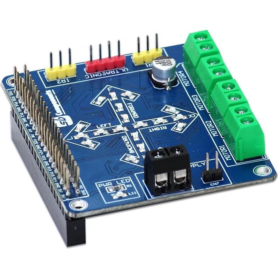 Placa de Expansión SB New Motorshield para Raspberry Pi