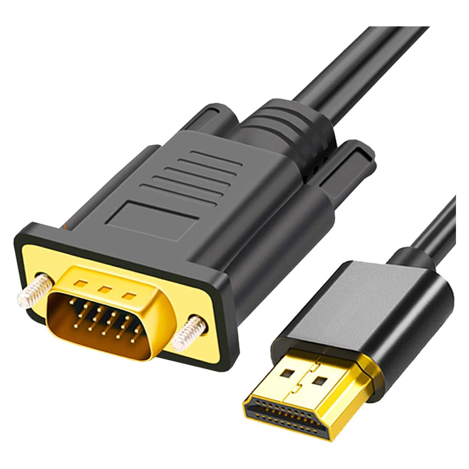 Cable HDMI a VGA 1.8m AKWOR Macho a Macho Full HD