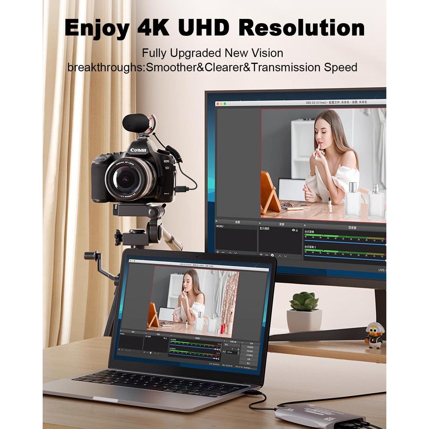 Cable Micro HDMI a HDMI Duttek 1.2M 4K Ultra Delgado