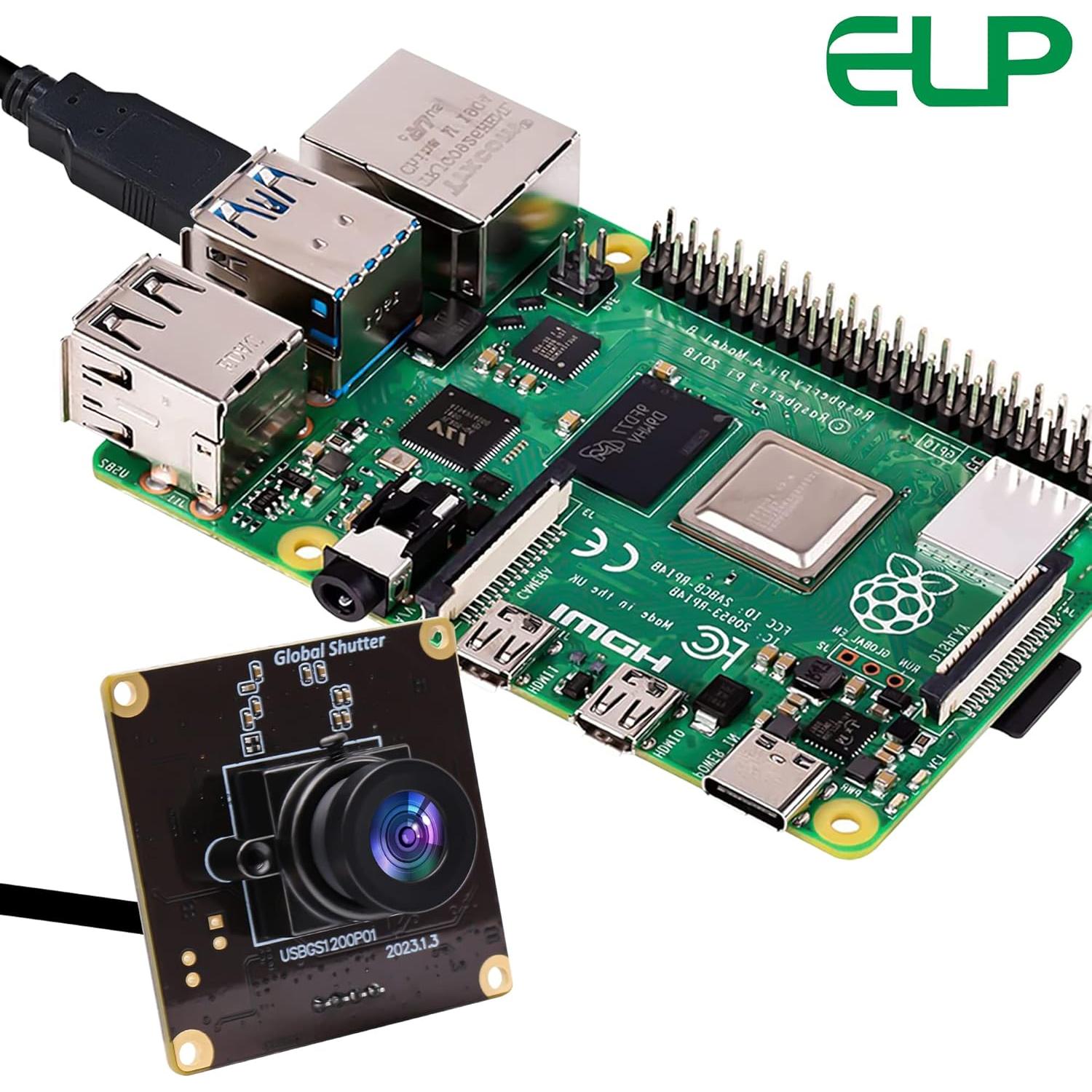 Módulo de Cámara USB ELP 1080P Gran Angular 2.1mm 90fps