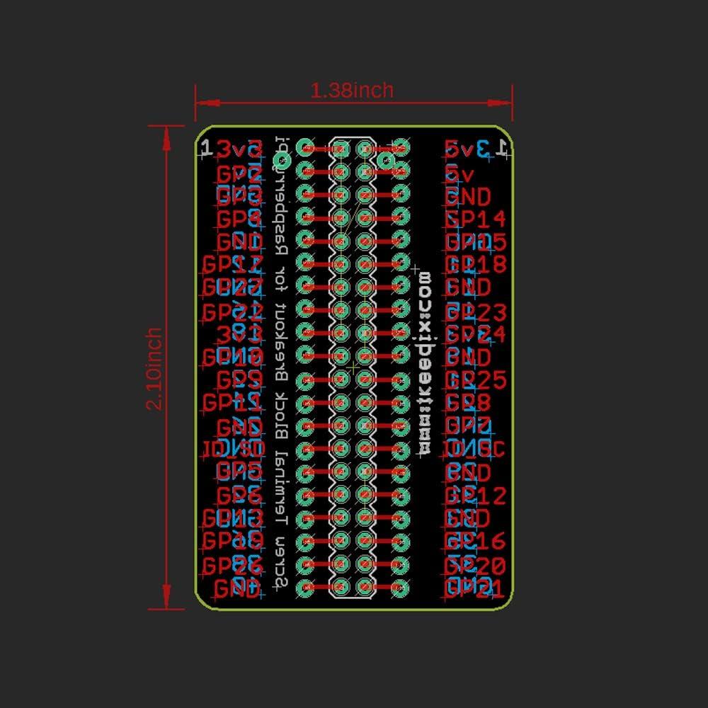 Módulo GPIO Treedix para Raspberry Pi 4B/3B+/3B/2B/Zero