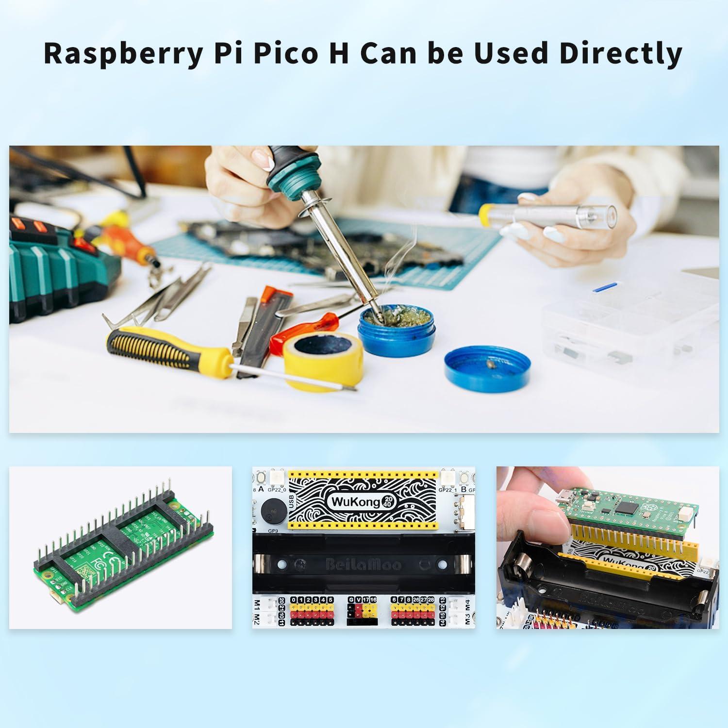 Adaptador de Placa de Expansión Wukong 2040 para Raspberry Pi Pico