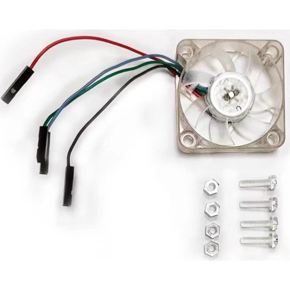 Ventilador PWM 5V DC 4010 RGB para Raspberry Pi - Silencioso