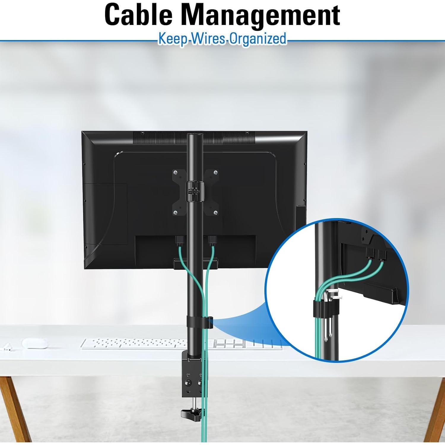 Soporte de Monitor MOUNTUP MU4003 Ajustable hasta 32" Negro