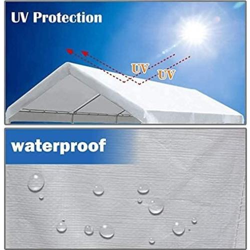 Cubierta de Carport CYS Canopy 3x6m Impermeable con Bungee