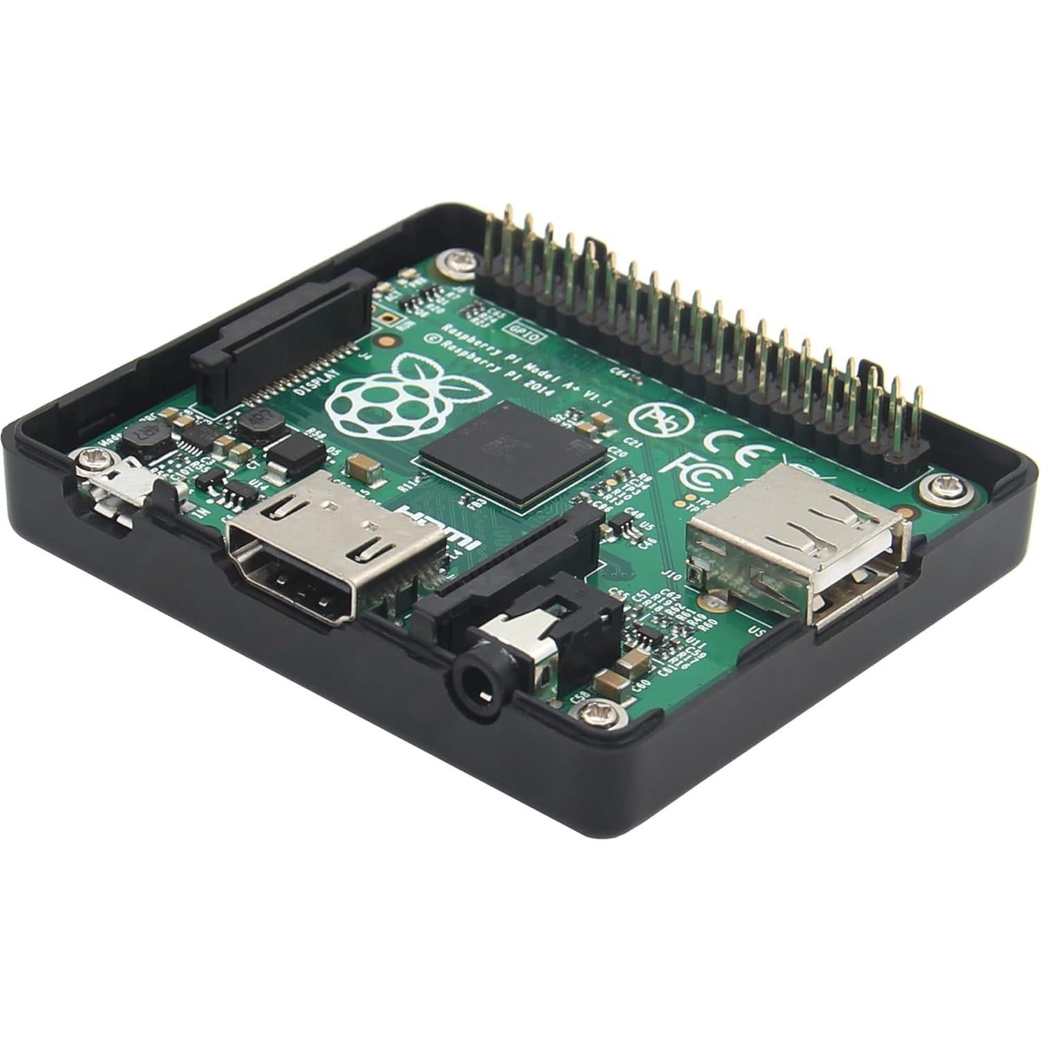 Caja ABS para Raspberry Pi 3A+ eleUniverse con ventilador