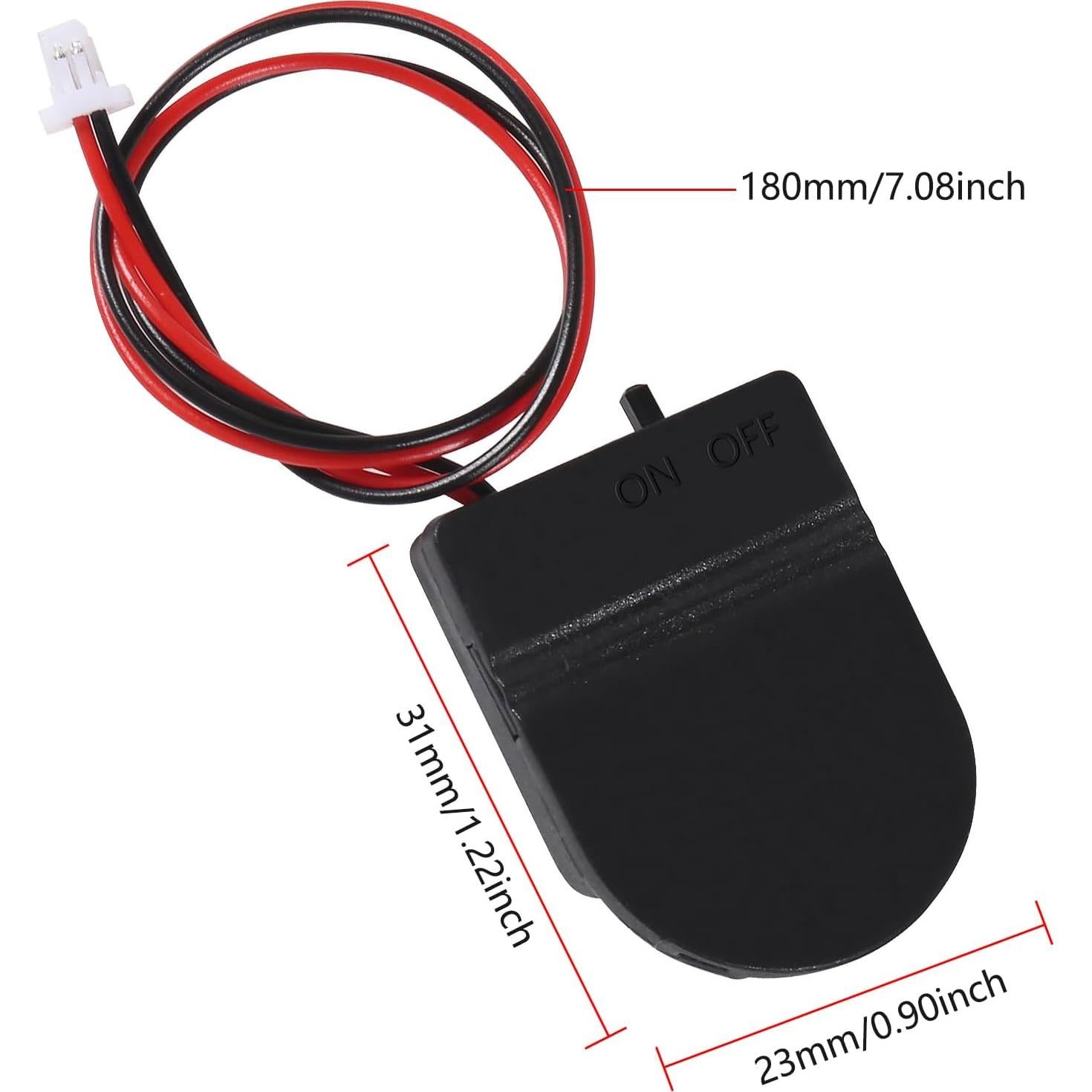 Alinan 4pcs RTC Battery Box Real Time Clock Holder for Raspberry Pi 5 RPI 5