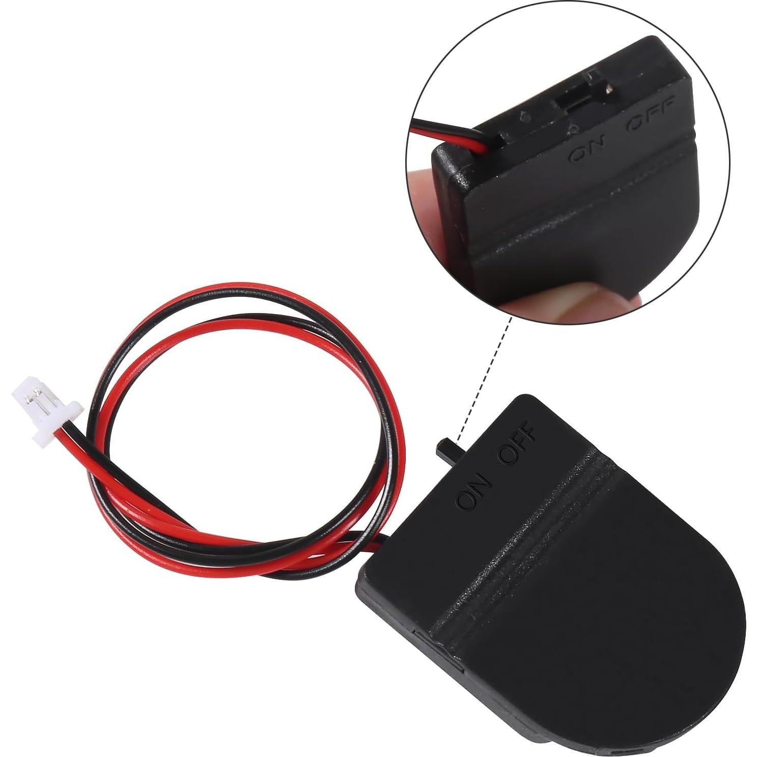 Alinan 4pcs RTC Battery Box Real Time Clock Holder for Raspberry Pi 5 RPI 5