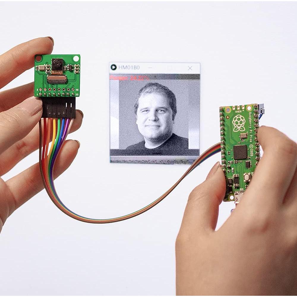 Módulo de Cámara Monocromático QVGA Arducam HM01B0 para Raspberry Pi Pico