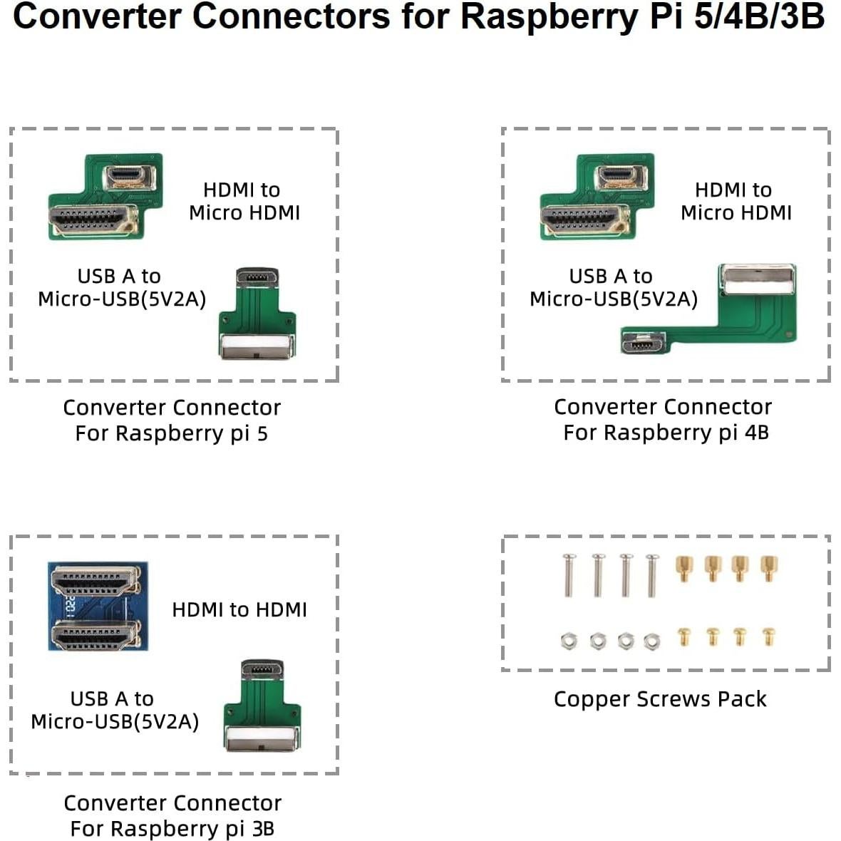 Monitor Táctil 5.5" Wisecoco LCD 1920x1080 para Raspberry Pi