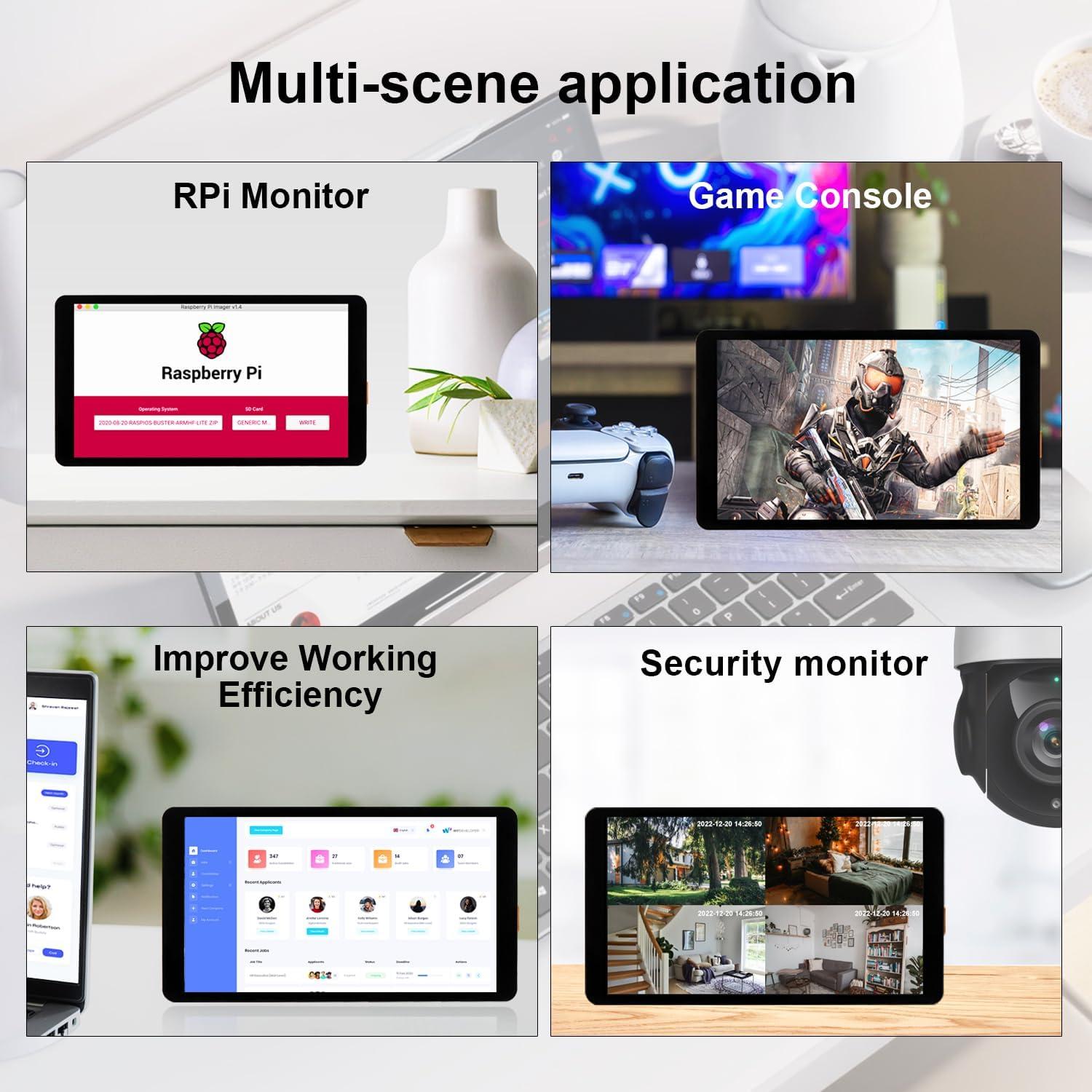 Monitor Táctil 5.5" Wisecoco LCD 1920x1080 para Raspberry Pi