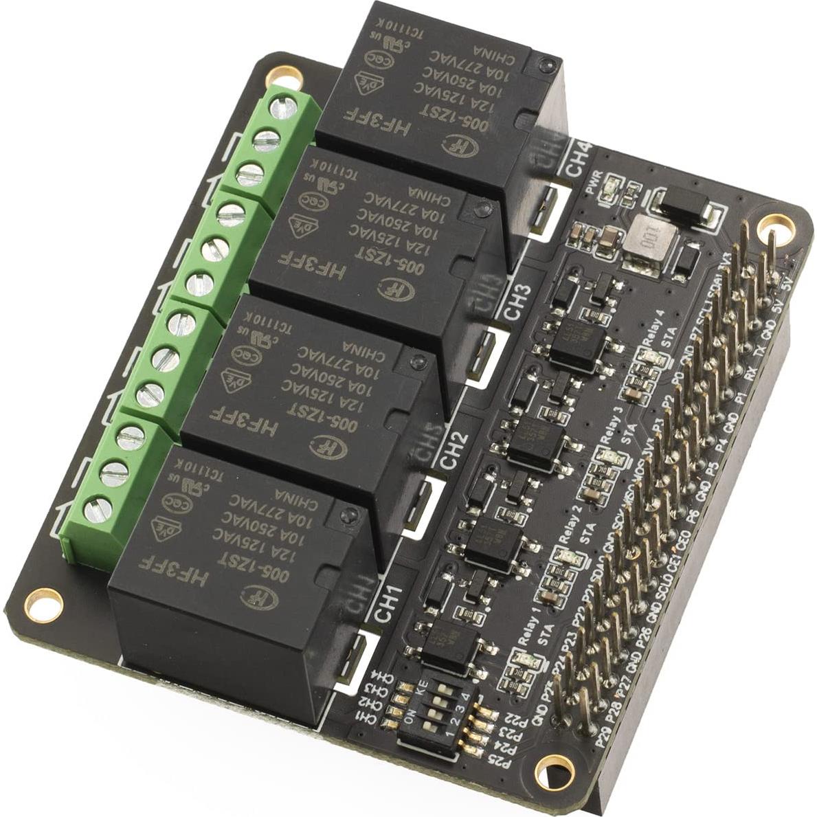 Módulo de expansión de relé 4 canales XICOOLEE para Raspberry Pi