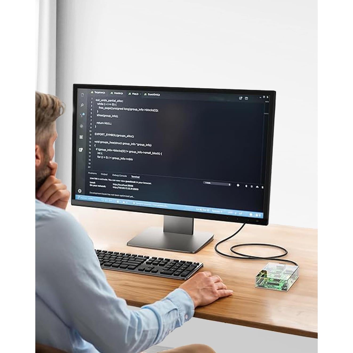 Cable Micro HDMI a DisplayPort 1m KOMGIKL 4K@60Hz
