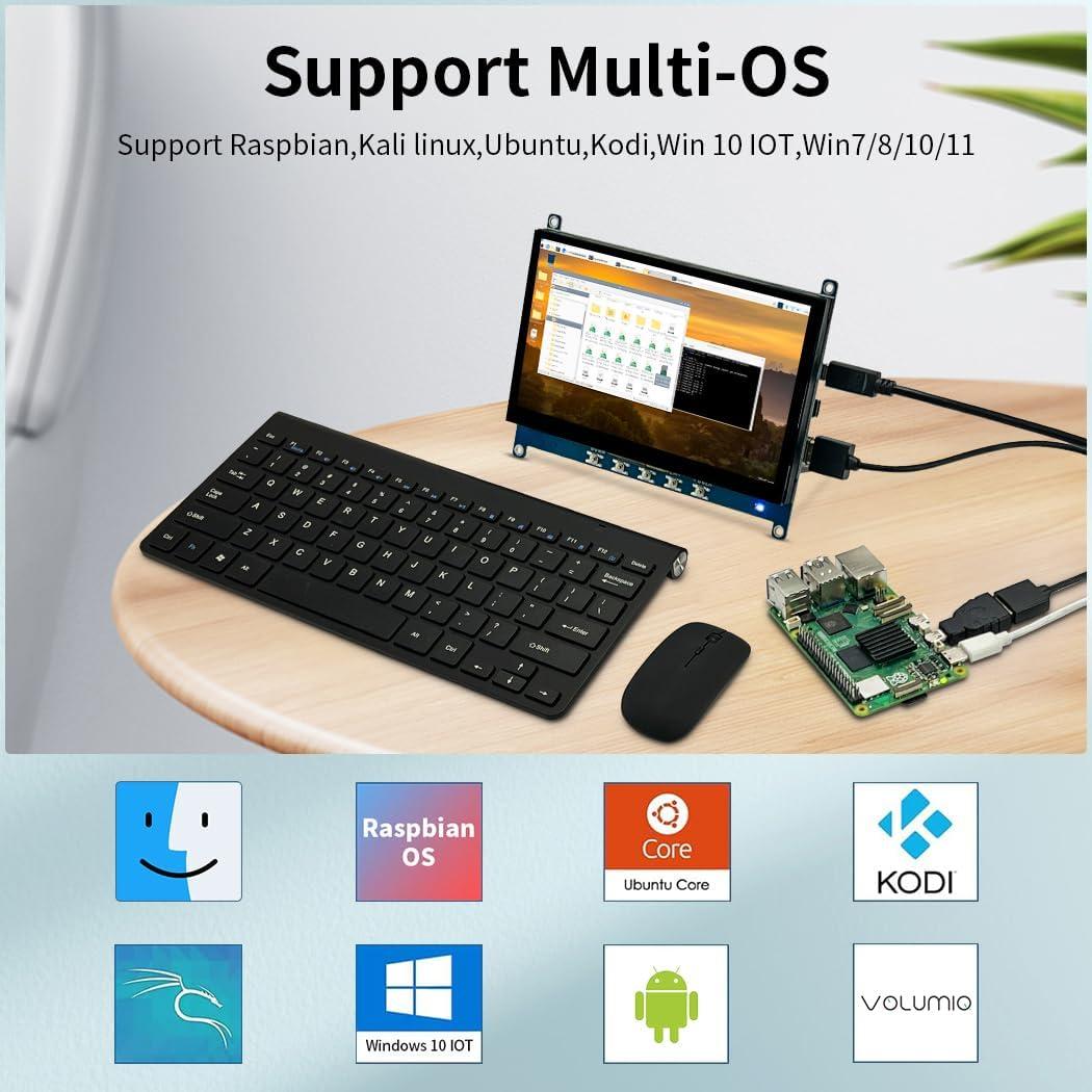 Pantalla Táctil 7" Magedok T007-4 1024x600 IPS USB-C