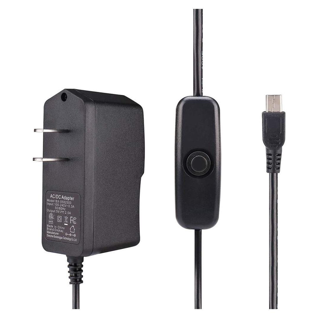 Fuente de Alimentación Micro USB 5V 2.5A para Raspberry Pi