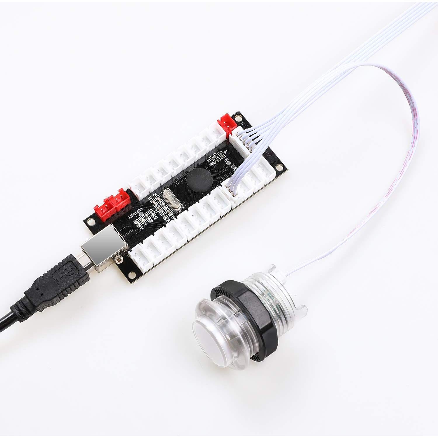 Kit Arcade DIY LED 2 Jugadores Easyget con Joystick y Botones