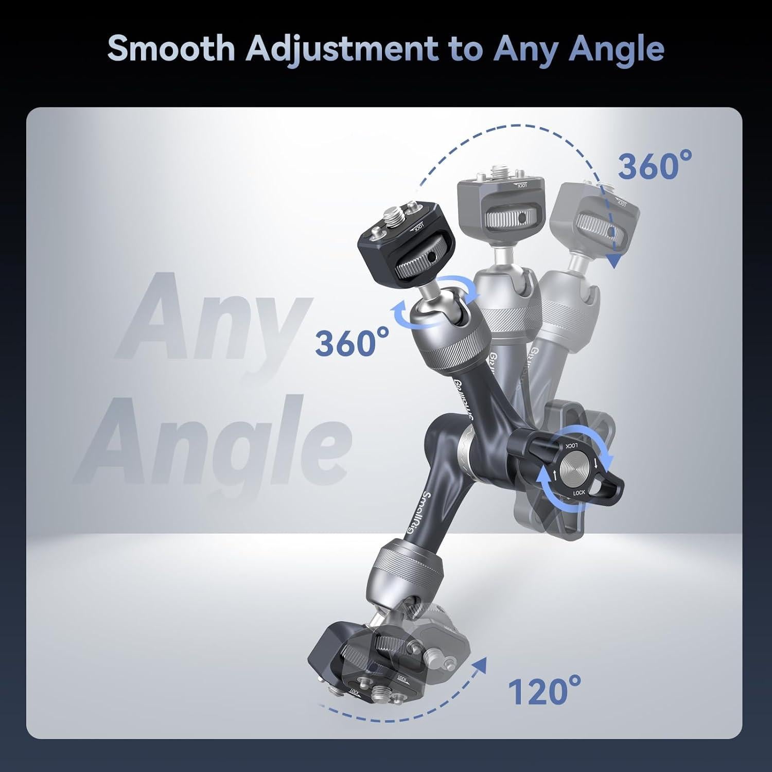 Brazo Mágico Rosette SMALLRIG 17.78cm Soporte para Monitor