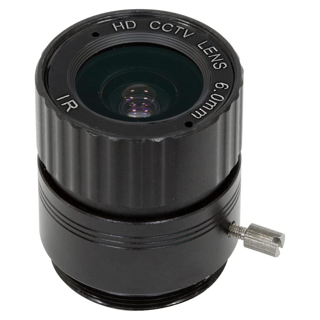 Lente Arducam CS Gran Angular 6mm para Cámara Raspberry Pi HQ
