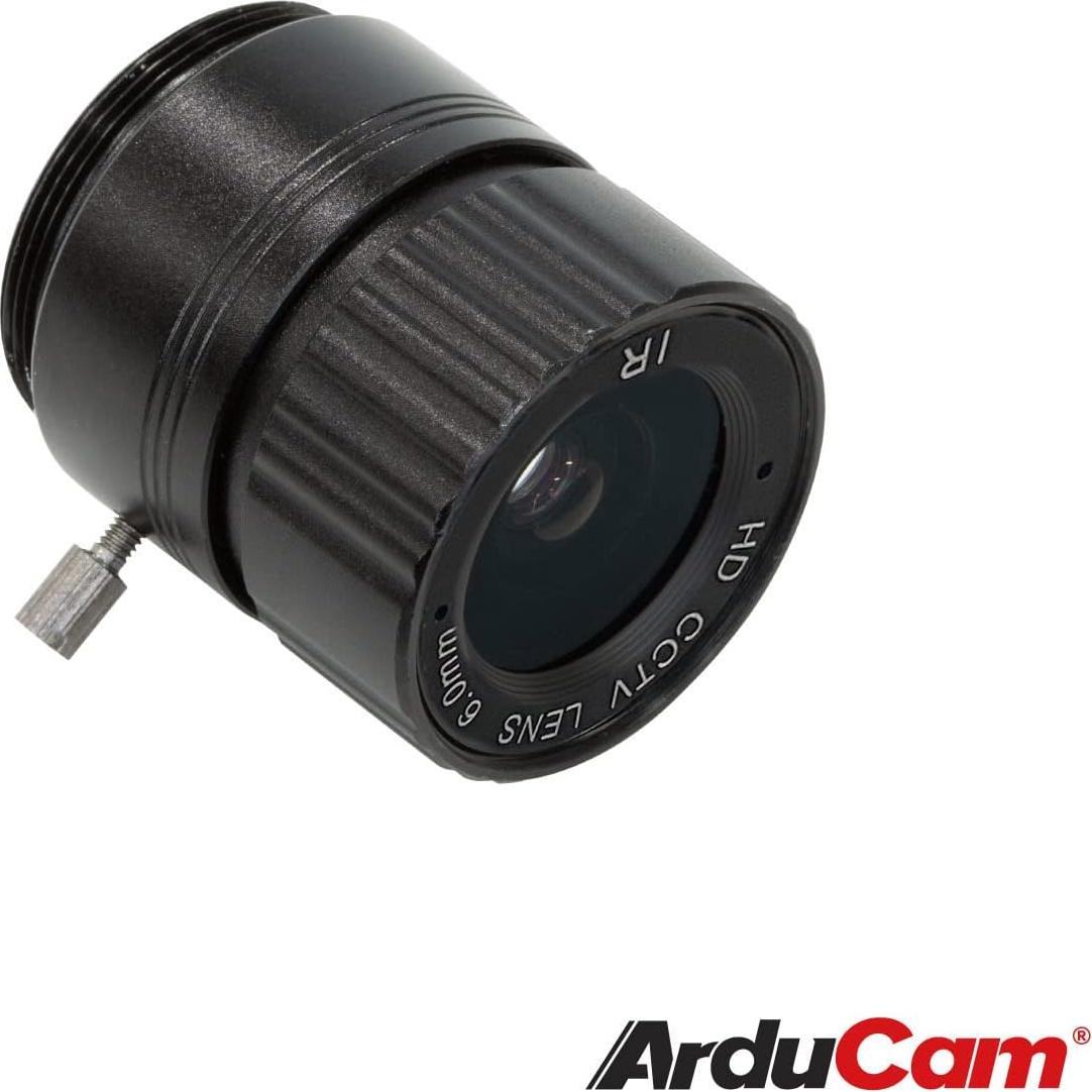 Lente Arducam CS Gran Angular 6mm para Cámara Raspberry Pi HQ