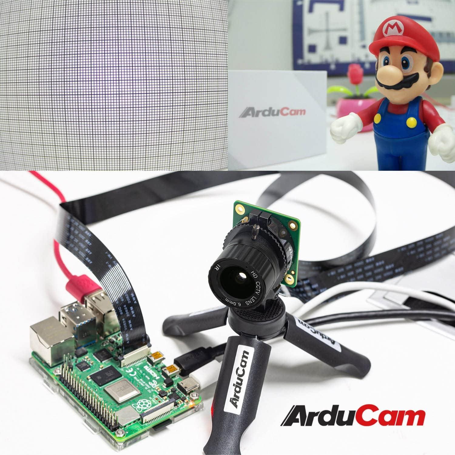 Lente Arducam CS Gran Angular 6mm para Cámara Raspberry Pi HQ