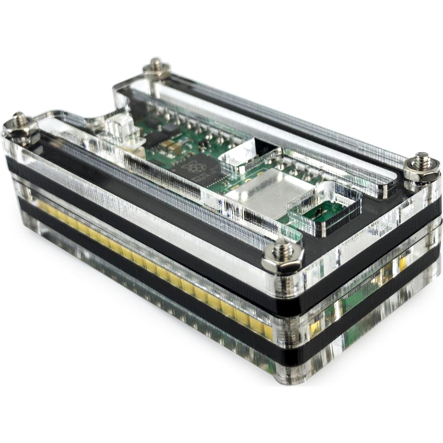 Funda C4Labs Zebra para Raspberry Pi Pico W - Individual