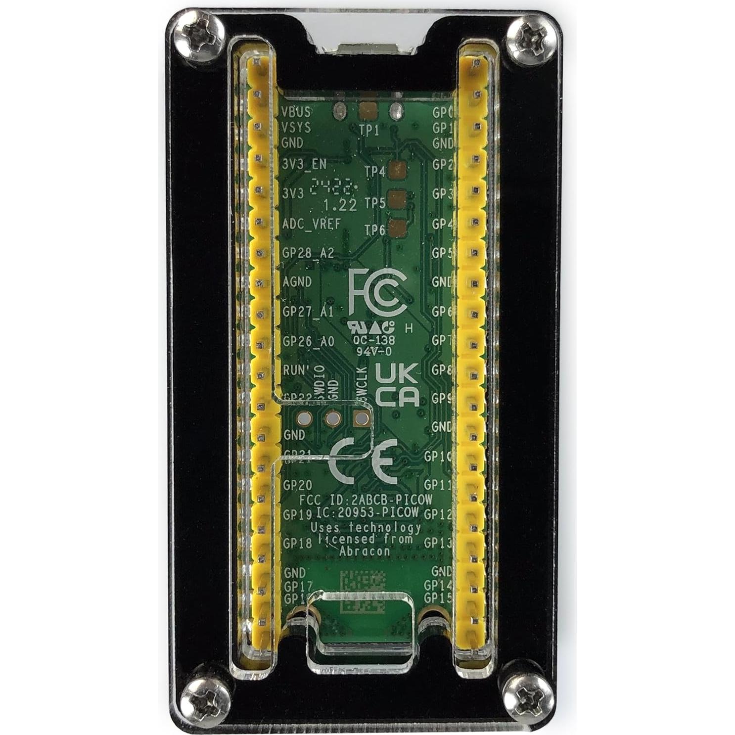 Funda C4Labs Zebra para Raspberry Pi Pico W - Individual