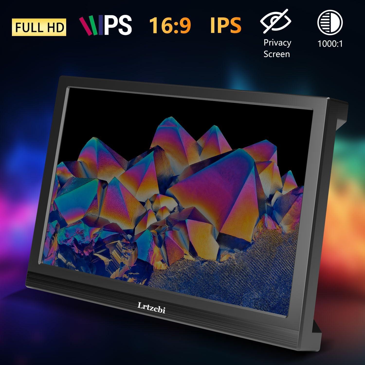 Monitor Portátil Táctil 13.3" FHD 1920x1080 IPS con Privacidad