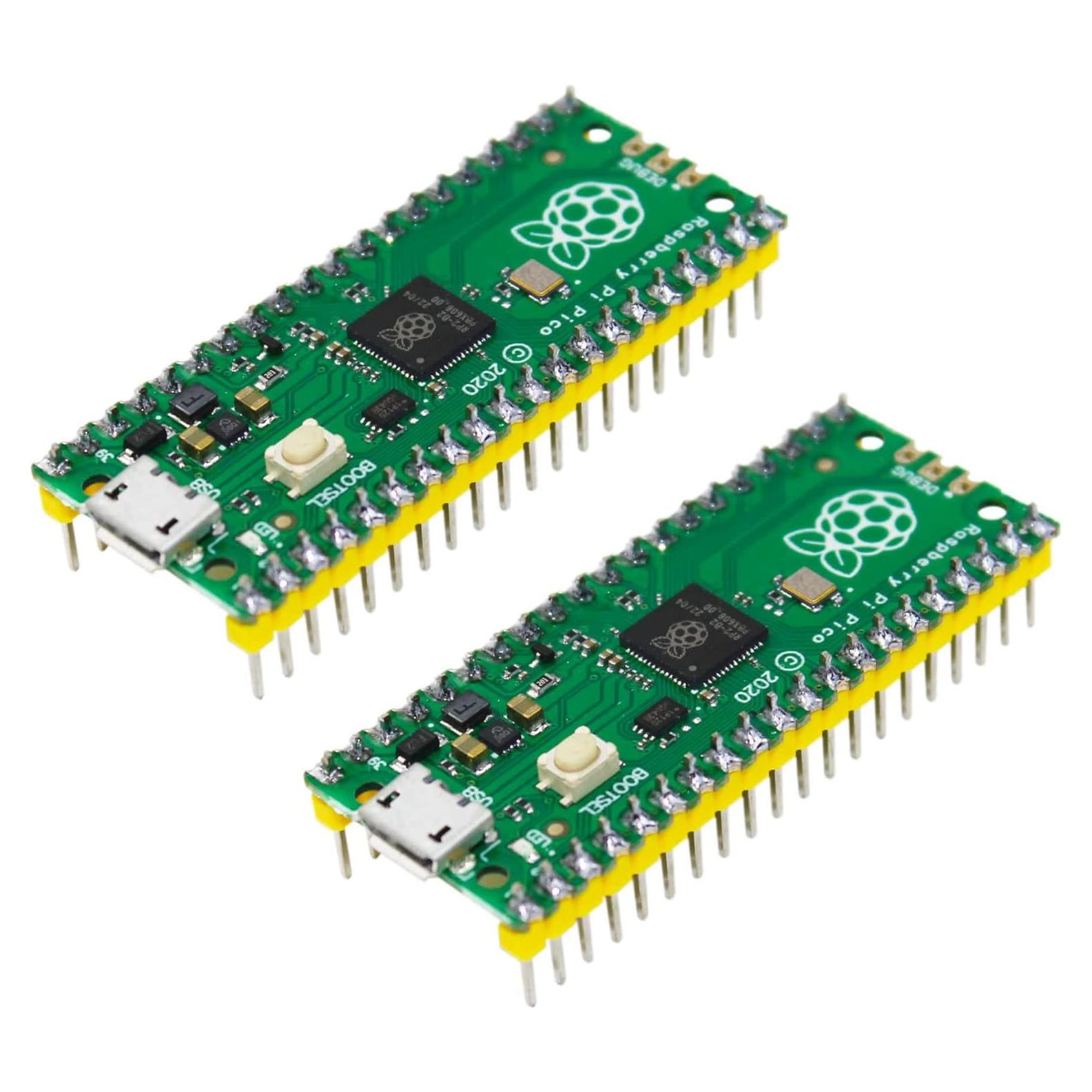 Placa Microcontrolador DIGISHUO Raspberry Pi Pico 2Pcs 133MHz