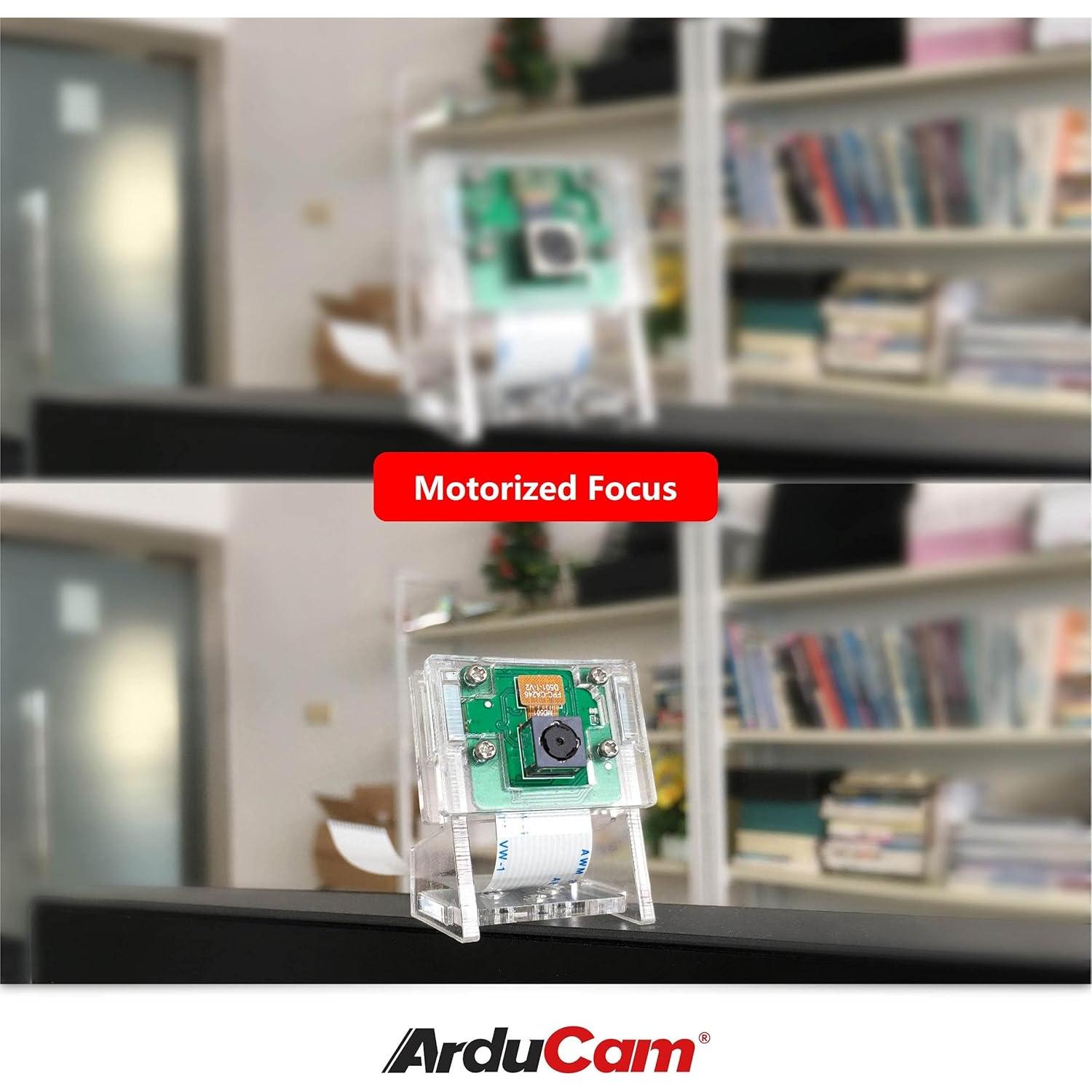 Cámara Arducam motorizada para Raspberry Pi 5MP con lente ajustable