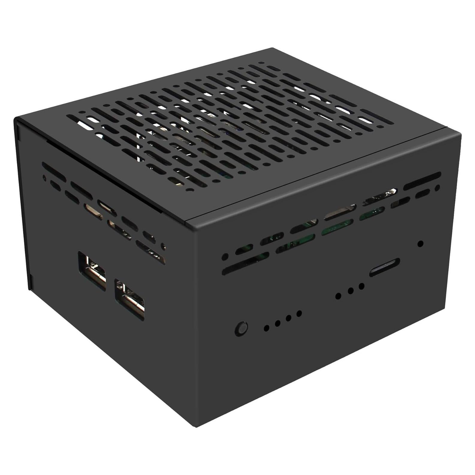 Caja de Metal Geekworm X1202-C1 para Raspberry Pi 5